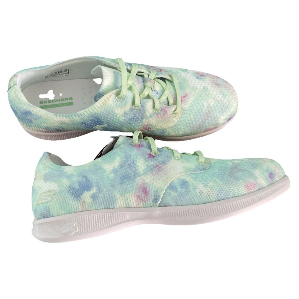 NWOB Women’s Sketchers Gen 5 Stretch Fit Goga Mat Multicolor Comfort Sneakers 9